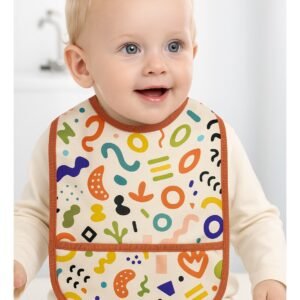 Waterproof Baby Bib with Pocket