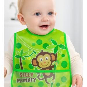 Waterproof Baby Bib with Pocket