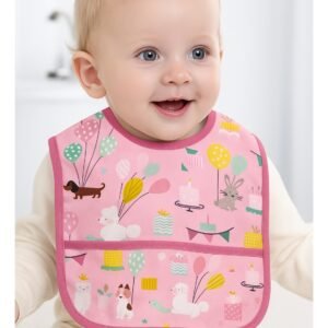 Waterproof Baby Bib with Pocket