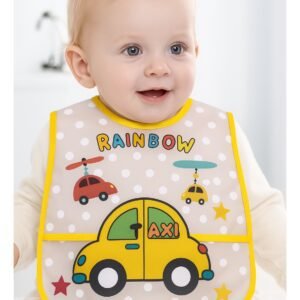 Waterproof Baby Bib with Pocket