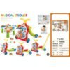 a84e4d9a-4ccf-47cd-a1ca-fab8baf1f4c9.jpeg ووكر أطفال للوقوف والجلوس ومركز أنشطة 5 في 1 المطلق – سكوتر ركوب، عربة دفع، وطاولة تعلم موسيقية بثيم القرد للأطفال الصغار