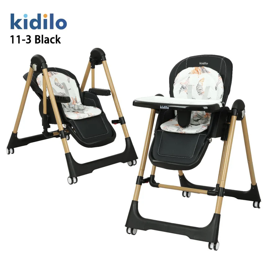 Kidilo 11-3 food chair| كرسي طعام كيديلو – رمادي