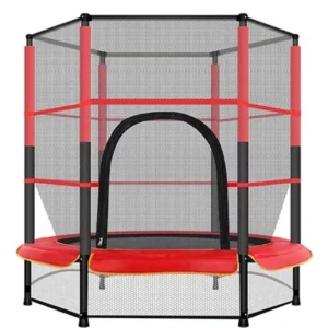 Kids Trampoline 140 cm with Safety Net and Sturdy Metal Frame – 140T