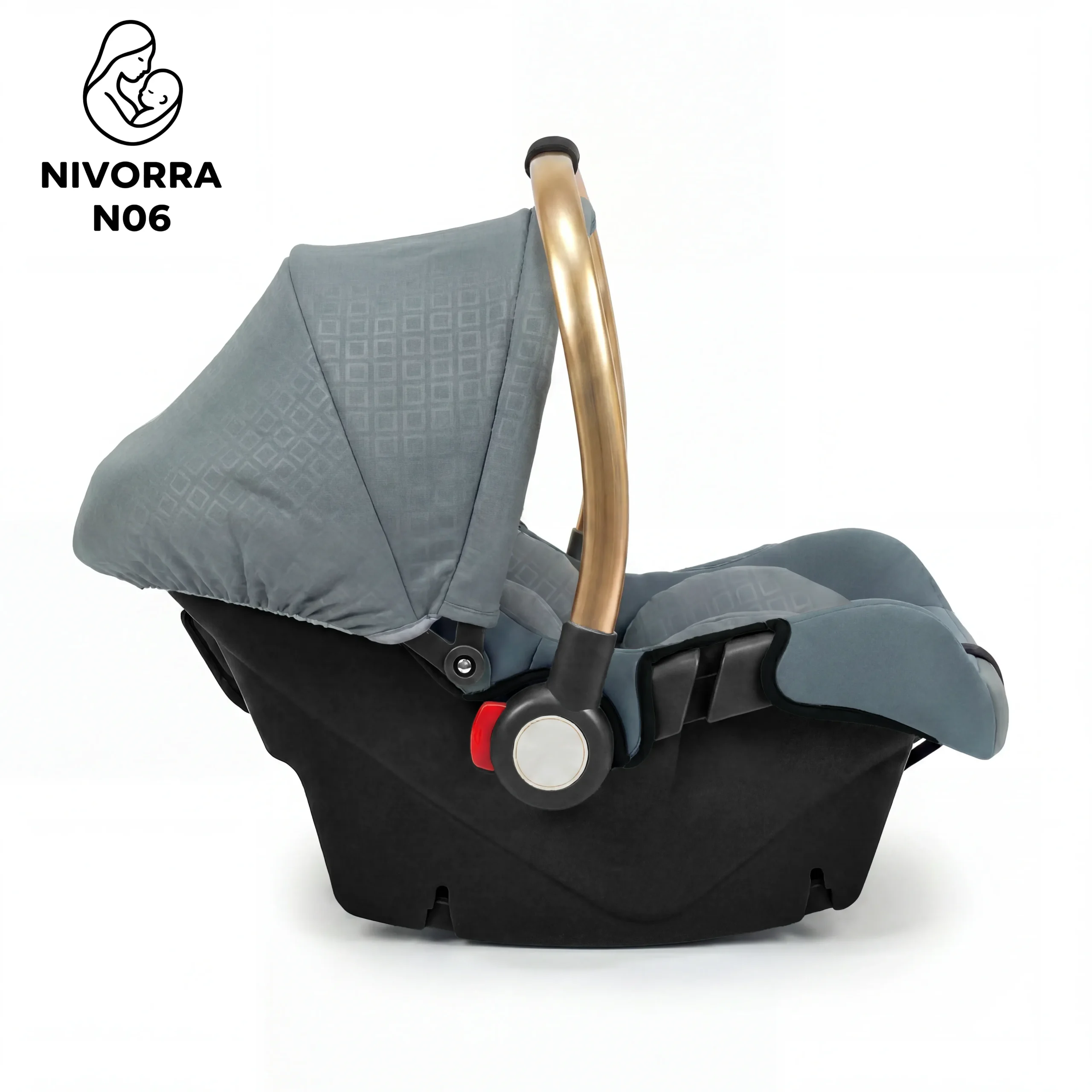 imgi_9_1782202488329181856 كارسيت سيارة وحامل أطفال فاخر من نيفورا (NIVORRA) – خفيف الوزن، حزام أمان بثلاث نقاط، 0-13 كجم (من الولادة حتى 15 شهر) – N06
