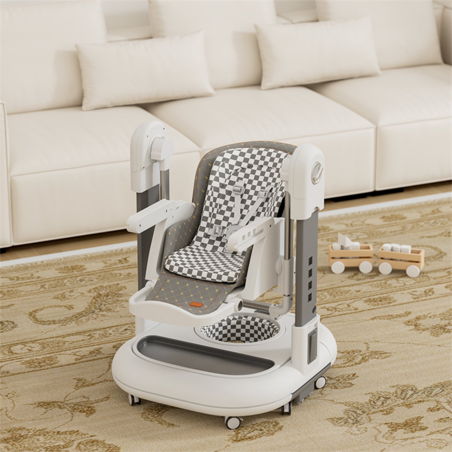 Kidilo-KD015-Multifunctional-3in1-High-Chair4-1 Kidilo KD Multifunctional in High Chair