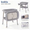 Kidilo6018BabyBathDarkGrey KidiloBabyBathDarkGrey