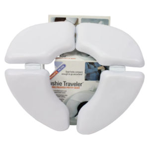777-10 Foldable Padded Potty Seat – Soft Pinch-Free Cushion, Compact Travel Fold, Secure Non-Slip Fit, Lightweight, Easy-Clean