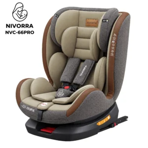 كارسيت NVC-66PRO- NIVORRA + ايزو فيكس + حزام امان خماسي + 360 درجة + 3 مراحل + من 0 ل 36 كيلو