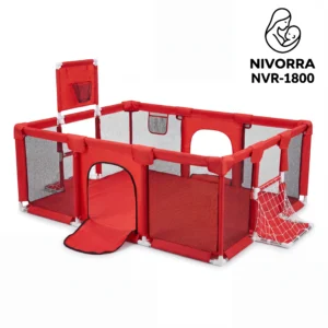 خيمة ألعاب الأطفال كبيرة و آمنة - NIVORRA -NVR-1800 تأتي بأبعاد كبيرة (182 سم طول * 124 سم عرض * 64 سم ارتفاع) - مع 100 كورة ( With 100 balls )